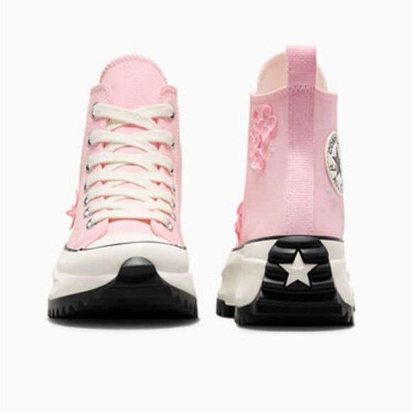 BRAND NEW CONVERSE RUN STAR HIKE PLATFORM 3D FLOWERS WOMEN'S SHOES SNEAKER - Picture 12 of 15